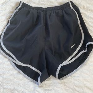 Black and white Nike shorts SMALL